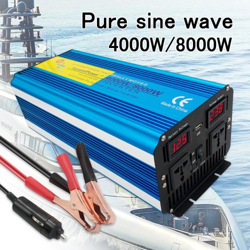 8000W Pure Sine Wave Solar Power Inverter | DC 12V / 24V / 48V To AC 110V – 120V / 220V – 230V 50Hz / 60Hz