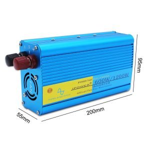 600W power inverter 2000W Power Inverter 12VDC, 24VDC or 48VDC to 220VAC or 230VAC DC TO AC Pure Sine Wave Inverter