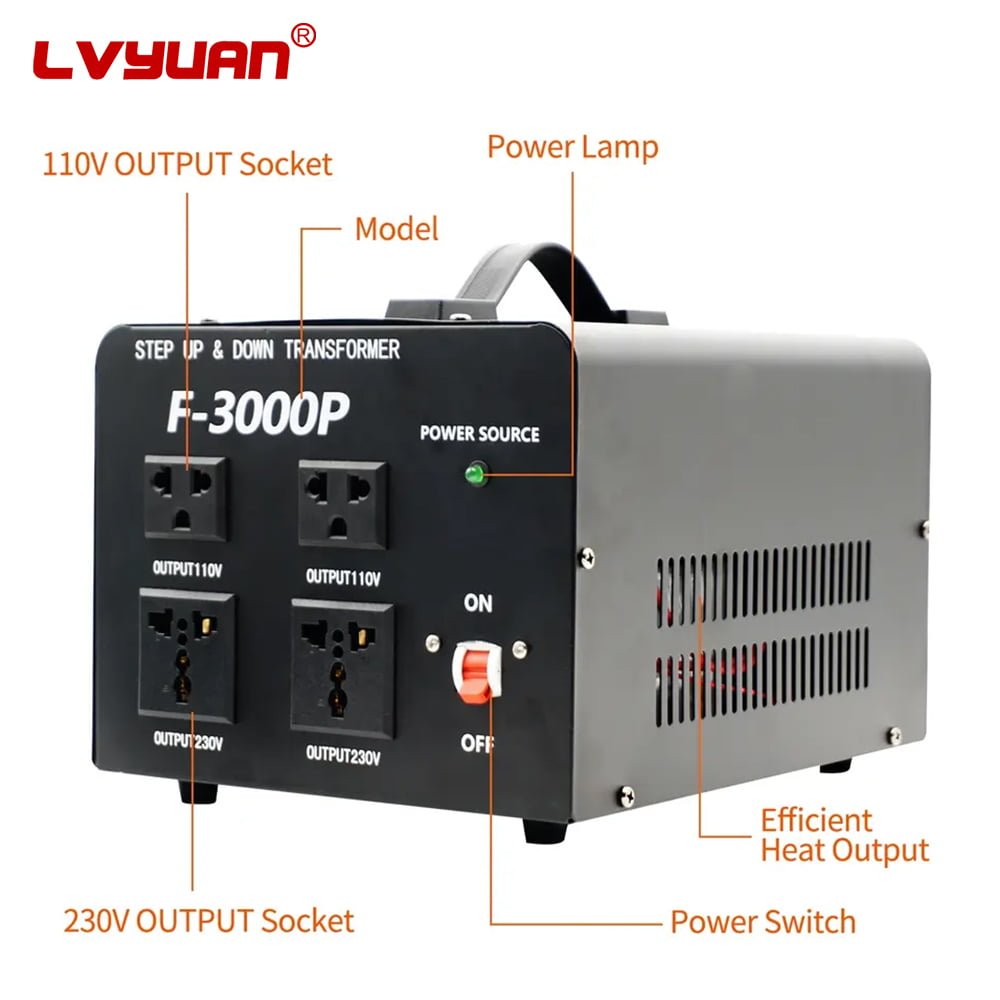 3000W voltage transformer 120v