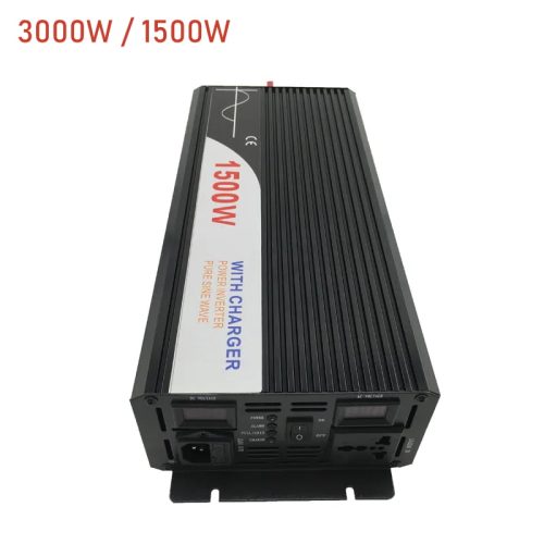 3000W Pure Sine Wave Power Inverter With UPS Battery Charger | DC 12V / 24V To AC 220V – 230V 50Hz / 60Hz