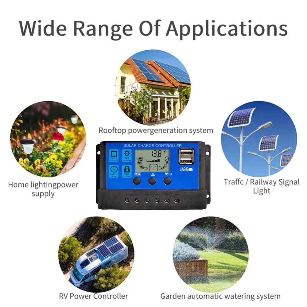100A Solar Panel Charge Controller uses