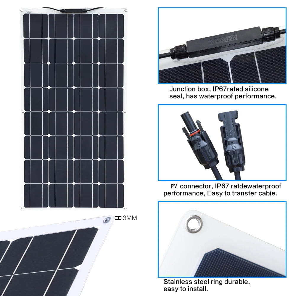 Set of 400W Solar panels specs