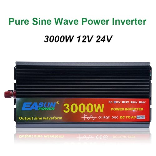3000W Pure Sine Wave Inverter | DC 12V / 24V To AC 220V – 230V 50Hz